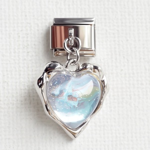 304 Stainless Steel Yiwu Italian Module Love Flower Butterfly DIY Elastic Charm Bracelet with Electroplating Unisex Gift - Product Image 4