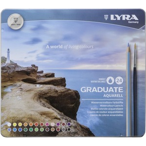 LYRA - กล่องสีอะควาสำหรับนักเรียน 24 สี - Product Image 1