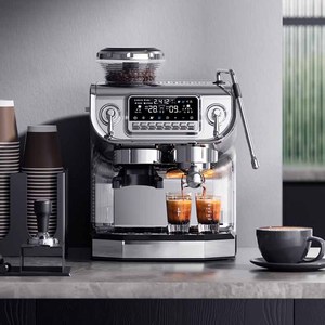 Cafetera Espresso Semiautomática 3 en 1, Cafetera Espresso Integrada para Cafetería - Product Image 3