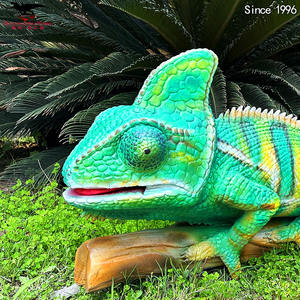 Modèle animatronique de <span class=keywords><strong>robot</strong></span> animatronique grandeur nature Modèle animatronique de lézard bleu - Product Image 6