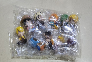 หุ่นฟิกเกอร์แอ็คชั่นฟิกเกอร์ PVC 10ชิ้นลายการ์ตูน1ชิ้นหุ่นฟิกเกอร์แอคชั่น1ชิ้นจาก Luffy Zoro nami Sanji - Product Image 2