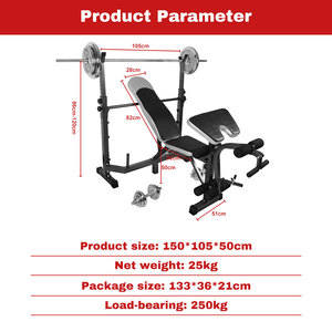 Équipement <span class=keywords><strong>de</strong></span> gymnastique multifonctionnel à usage domestique Bancs d'haltères à angle réglable pour la <span class=keywords><strong>musculation</strong></span> - Product Image 6