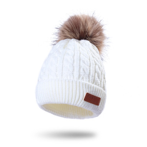 <span class=keywords><strong>Bonnet</strong></span> en tricot pour enfants, bébé, logo personnalisé, hiver, ski, coton, unisexe, <span class=keywords><strong>pompon</strong></span>, <span class=keywords><strong>bonnet</strong></span> pour bébés, <span class=keywords><strong>bonnet</strong></span> <span class=keywords><strong>pompon</strong></span> - Product Image 4