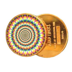 copper wholesale 1 oz 999 Fine Copper RARE Mind Tricks Geocoin Coin B81