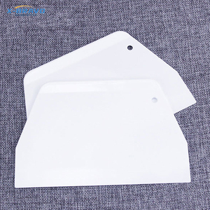 Baking utensils film trapezoidal plastic scraper dough cutter cake cream cake chocolate scraper
