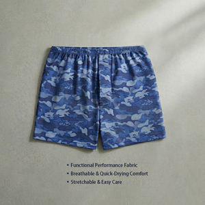 Boxers respirants pour hommes en tissu tricoté, avec un design moderne et un motif imprimé - Product Image 3