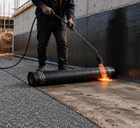 Hersteller SBS APP Aufklebbares Wasserdichtes Dachband mit Mineralbeschichtung Modifiziertes Bitumen-Dachmaterial