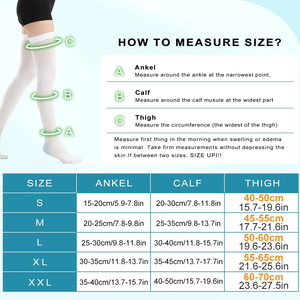 Nhà Máy Giá 15-21 mmHg tốt nghiệp nén vớ médical lớp chống thuyên tắc nén vớ phòng chống <span class=keywords><strong>DVT</strong></span> - Product Image 4