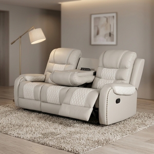 Hot Sell Factory Cheap Reclining Sofa Comfortable Leather Recliner Sofa Set Living Room Furniture Sets - Product Image 4