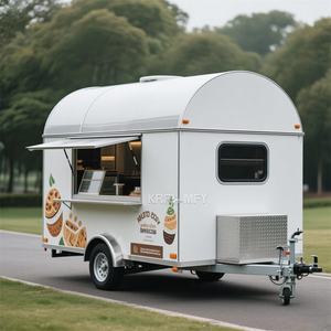 Remolque de Comida con Ventana de Servicio Comercial, Patatas Fritas Completas, Cocina Totalmente Equipada, Carrito de Venta de Perritos Calientes - Product Image 2