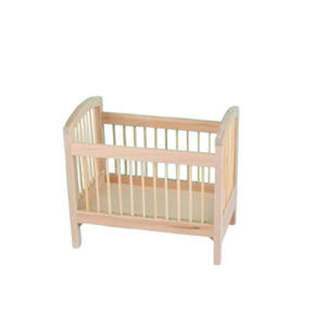 Modèle de berceau miniature <span class=keywords><strong>en</strong></span> <span class=keywords><strong>bois</strong></span> pour <span class=keywords><strong>maison</strong></span> de poupée 1:12, accessoires de meubles pour la décoration de la <span class=keywords><strong>maison</strong></span> de poupée, jouets de jeu d'imitation pour enfants, cadeaux - Product Image 5