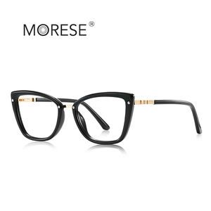 แว<span class=keywords><strong>่น</strong></span>ตาแฟ<span class=keywords><strong>ชั</strong></span><span class=keywords><strong>่น</strong></span> P2223ของผู้หญิง Morese กรอบผีเสื้อป้องกันแสงสีฟ้าและวัสดุโฟโตโครมิก TR90ลายสัตว์ - Product Image 6