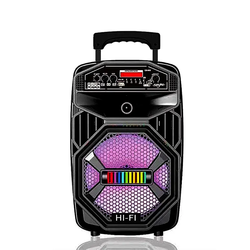 DS-1805 Terbaik Suara Bass Outdoor Wireless Portable Trolley Speaker BMB Speaker 8 Inci Bluetooth Speaker