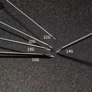 50 Piezas de Agujas Esterilizadas <span class=keywords><strong>para</strong></span> Perforaciones Corporales I.V. Agujas de Perforación <span class=keywords><strong>para</strong></span> Catéteres y Cánulas - Product Image 6