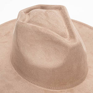 Chapeau Fedora en daim à large bord tendance pour hommes et femmes, couleur unie, pour adultes, fêtes, pêche, activités de plein air - Product Image 4