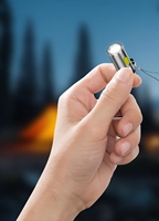 5V0.2A usb C femelle à adaptateur de lampe de poche avec porte-clés