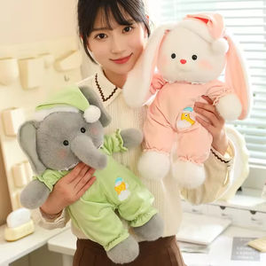 Nuovo HECION bambola di maiale elefante orso coniglio bambola di peluche <span class=keywords><strong>buona</strong></span> <span class=keywords><strong>notte</strong></span> regalo di compleanno per la ragazza scatola regalo piccolo orso bambola - Product Image 1