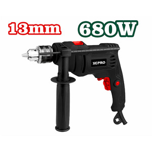 Perceuse à percussion 2-en-1 680W, <span class=keywords><strong>mandrin</strong></span> 13 mm, vitesse variable, fonction <span class=keywords><strong>marteau</strong></span> pour béton, bois et métal - Product Image 2