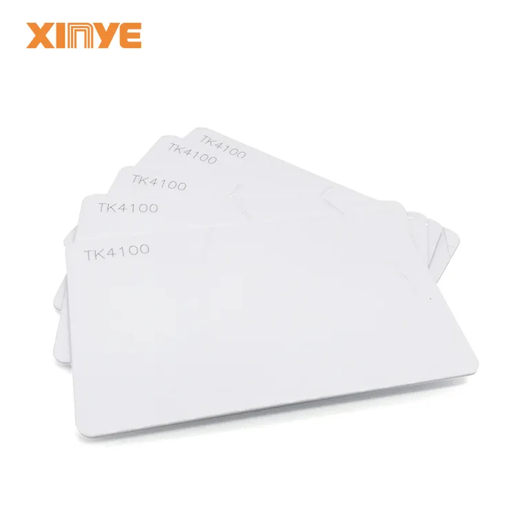 TK4100 T5577 EM4100 RFID employee card printing PVC 125KHz proximity RFID blank card plastic acess control card