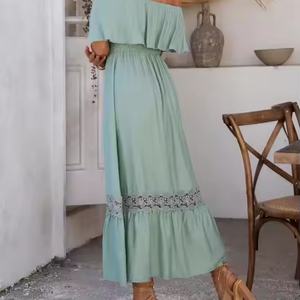 Nuevo Diseño, Vestido de Verano con Logotipo Personalizado, Vestido de Playa para Vacaciones, Vestido Mini de Fiesta con Volantes y Espalda Descubierta para Mujer - Product Image 4