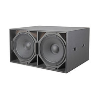MR218S Performance Stage Professional 1600 Watt Double Dual 18 pouces Subwoofer Box Design