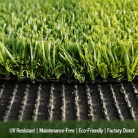 Gazon artificiel 25 mm haute densité résistant aux UV, gazon synthétique pour la décoration de jardin et aménagement paysager, pelouse artificielle