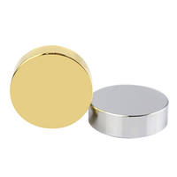 Vis à tête plate en laiton pour publicité, clous décoratifs brillants en acier inoxydable avec capuchon pour miroirs, planches de verre, murs, 10 mm - 25 mm
