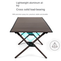 Ensemble table et chaises pliantes modernes et portables pour l'extérieur Mobilier d'extérieur pliable en alliage d'aluminium et métallique pour le camping de 1 à 2 personnes