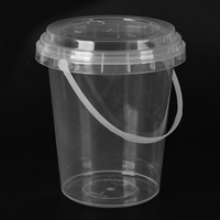 Gobelets en plastique réutilisables 16/32/40oz PP transparent jetables pour jus de fruits perle boisson Bubble Boba Thé au lait Vasos Plastico seau tasses