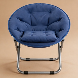 <strong>Best</strong> <strong>Selling</strong> Oxford Cloth Moon <strong>Chair</strong> Foldable and Lightweight with Adjustable Reclining Back for Leisure and Travel - Product Image 1