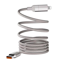 Kabel Pengisian Daya Cepat Magnetik Universal 4 in 1 100W, Mendukung Transmisi Data dengan Antarmuka Tipe C dan L