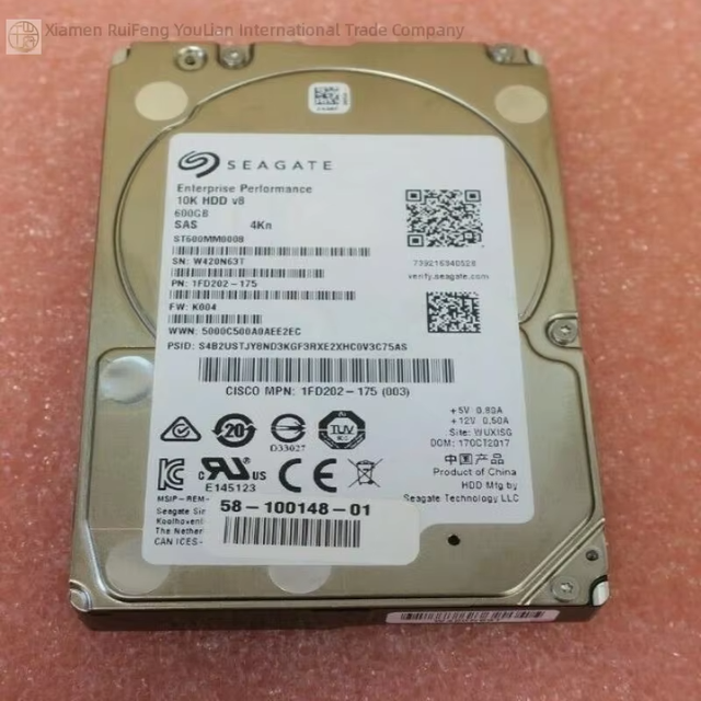 600GB 10K SAS 12G 4KN 2.5" HDD for PLC Programming & Industrial Automation PAC Dedicated-New 12 Months Warranty
