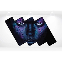 Affichage LED pliable P1.25 nouvellement lancé, personnalisable, animation couleur pleine, haute luminosité pour l'affichage numérique en intérieur