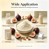 Extrait de fruit de Ficus Carica de qualité cosmétique professionnelle, poudre botanique naturelle pour les formules de soins du visage et de lavage corporel