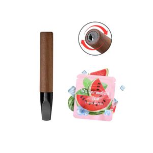 Angst Linderung Holz Aroma therapie Schmuck Nachfüllbare Baumwolle Wick Fruchtiges ätherisches Öl Inhalator Vapor less Quit Smoking <span class=keywords><strong>Pen</strong></span> Stick - Product Image 1