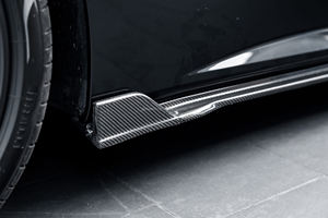 G22 <span class=keywords><strong>Coupe</strong></span> MP estilo fibra de carbono faldas laterales extensión labio para <span class=keywords><strong>BMW</strong></span> 4 Series G23 Convertible Bodykit 2020 + - Product Image 5