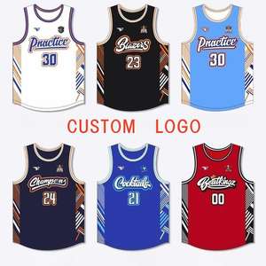 أوم جيرسي مخصص فريقك الخاص لكرة السلة جيرسي مجموعة فارغة - Product Image 2