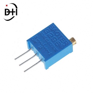 โพเทนชิโอมิเตอร์ 10 ชิ้น รุ่น 3296W-1-103 ค่าความต้านทาน 10K โอห์ม ความแม่นยำ 10% 100ppm แบบ Through Hole Trimmer  ค่าความต้านทาน 1K2K5K10K20K50K100K200K500K1M - Product Image 2