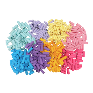 หลอดกระดาษหลากสีสำหรับงาน DIY วัสดุตกแต่งพู่ห้อยหลากสี ขนาดต่างๆ - Product Image 3