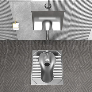 חם מוכר עיצוב מודרני נירוסטה squating pan קל נקי wc כלי סניטריים עבור חדר אמבטיה - Product Image 4