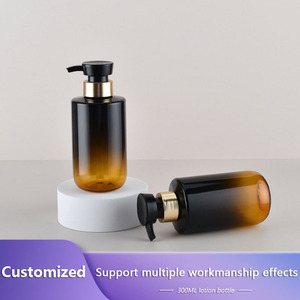 Bán buôn 300ml 500ml chăm sóc da Lotion chai PET cao cấp mỹ phẩm chai Báo Chí dầu gội tắm gel chai - Product Image 2