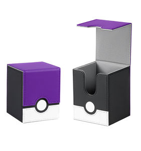 Boîte <span class=keywords><strong>de</strong></span> rangement pour cartes <span class=keywords><strong>de</strong></span> jeu <span class=keywords><strong>de</strong></span> société <span class=keywords><strong>de</strong></span> cartes à collectionner <span class=keywords><strong>Pokémon</strong></span> Master Ball Series verticale portable 100+ cartes - Product Image 6