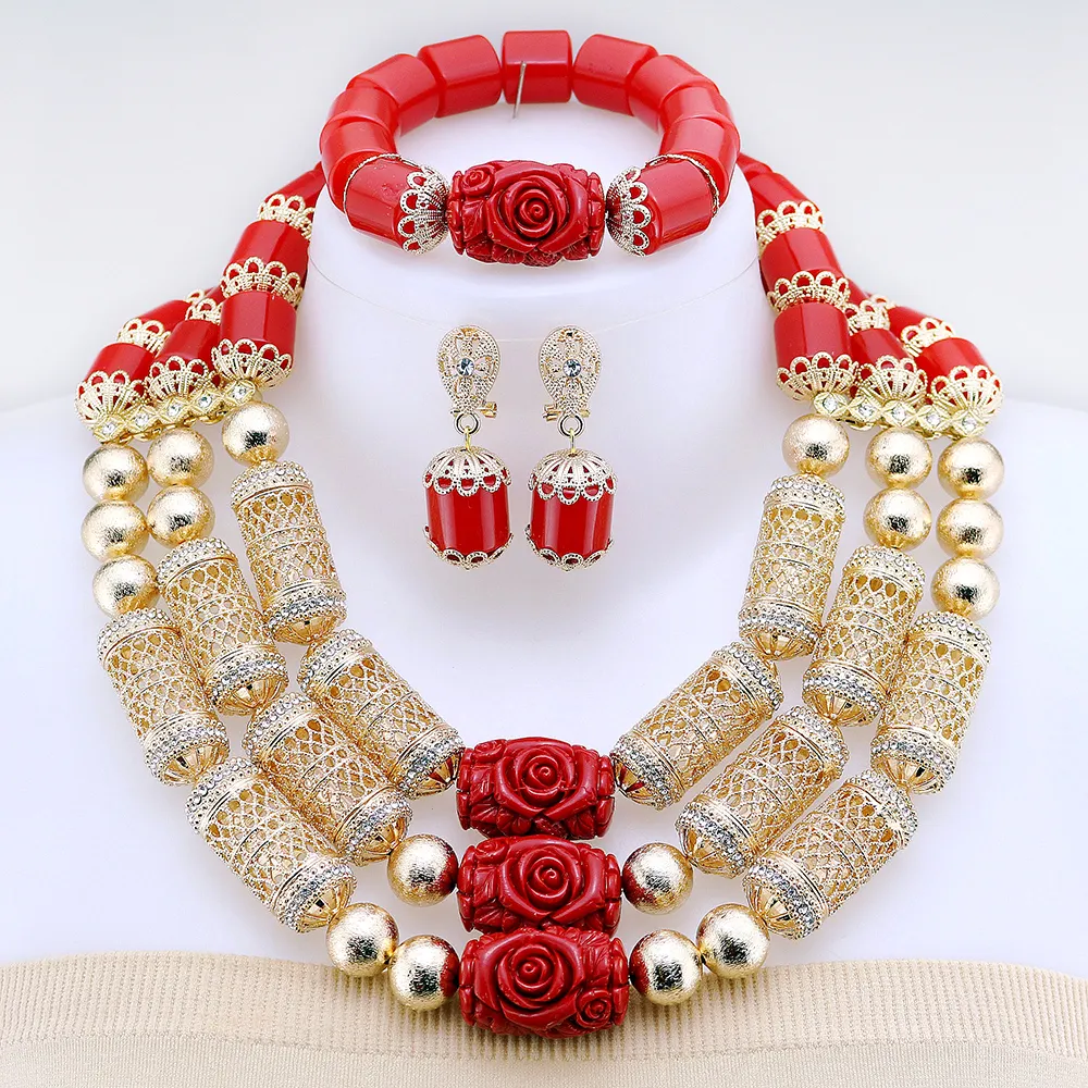 Sinya New Popular Handmade African Beads Jewelry Sets Luxury Shining Crystal Nigeria Wedding Bridal Jewelry Set