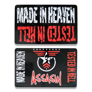 Carte de sélection de guitare en PVC en gros-Couleur double face avec motif de signature et de logo, PVC imperméable - Product Image 4