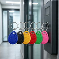 Fungsi Gantungan Kunci Lift Sistem Akses Lift Kartu Kontrol Akses Mini ABS Tahan Air RFID KeyFob Tag PVC