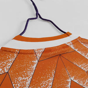 Camiseta Retro Naranja de Fútbol de Holanda 1988, Selección Nacional, Ropa Deportiva de Fútbol, <span class=keywords><strong>Gullit</strong></span>, VAN BASTEN, Naranja - Product Image 4