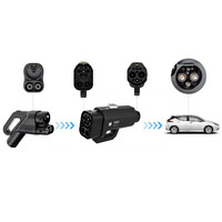 Adaptateur CCS2 vers GBT DC 400A 1000V avec prise en charge de l'application intelligente, mise à niveau OTA et affichage du pourcentage SOC, connecteur EV haute puissance 400 kW pour voitures chinoises