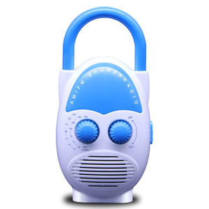 Factory Waterproof Shower Radio Plastic 50dB SNR Hanging Lock Design Portable Radio Rechargeable Radio for Bathroom Outdoor - Product Image 2