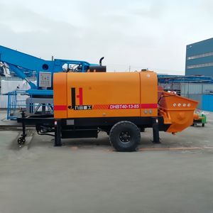 JIUHE Brand Diesel Engine High Efficiency <b>Concrete</b> Pump <b>Machine</b> DHBT 40 50 Series Trailer Mounted Trailer <b>Concrete</b> Pump - Product Image 5