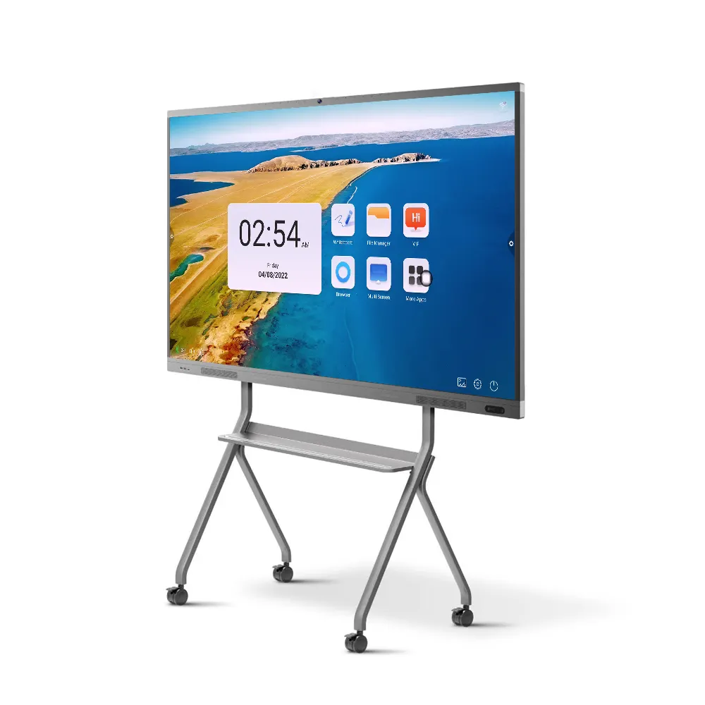 Çift sistemi çoklu dokunmatik ekran 75 inç akıllı TV interaktif tahta beyaz tahta ekran beyaz tahta akıllı tahta için okul